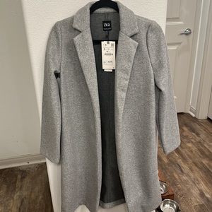 GREY ZARA TRENCH COAT